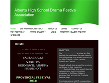 Tablet Screenshot of albertadrama.com